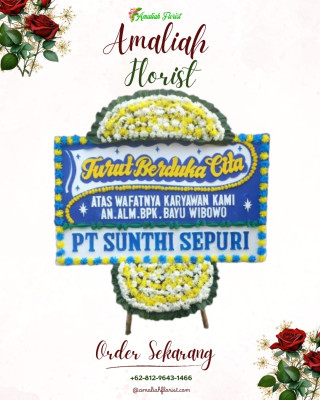Papan Bunga Duka di Kima Atas